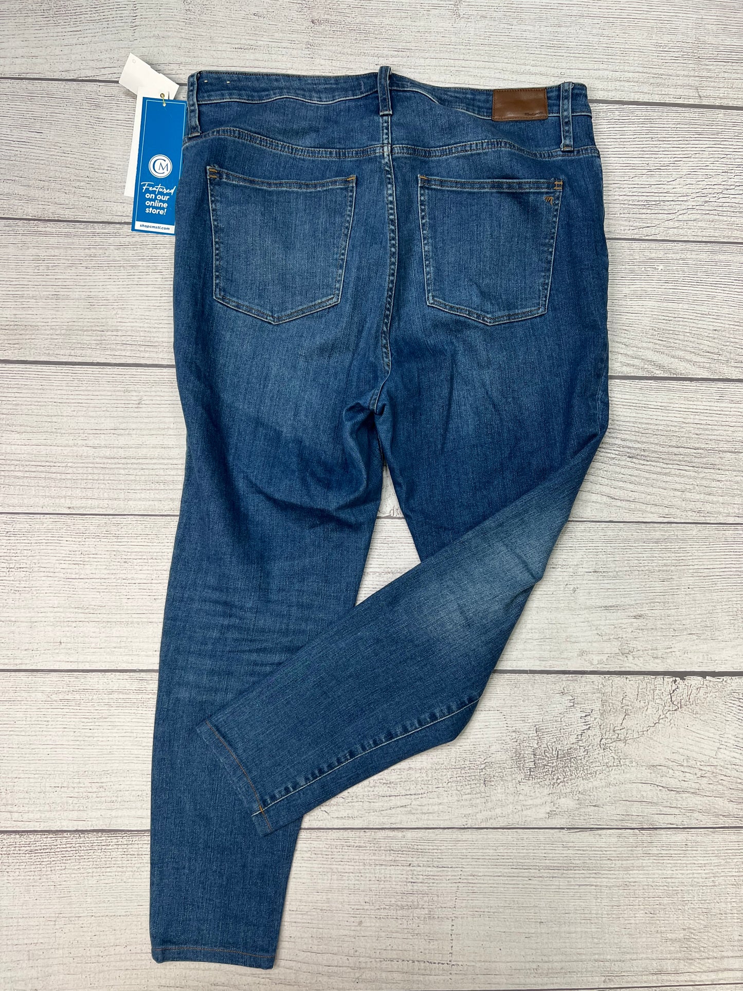 Jeans Skinny By Madewell In Denim, Size: 14