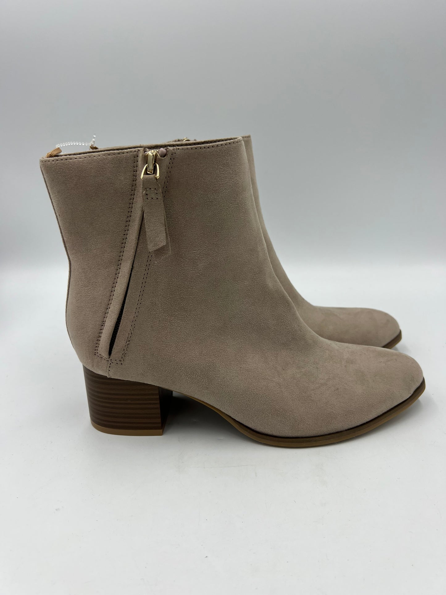 Boots Ankle Heels By Old Navy In Grey, Size: 8