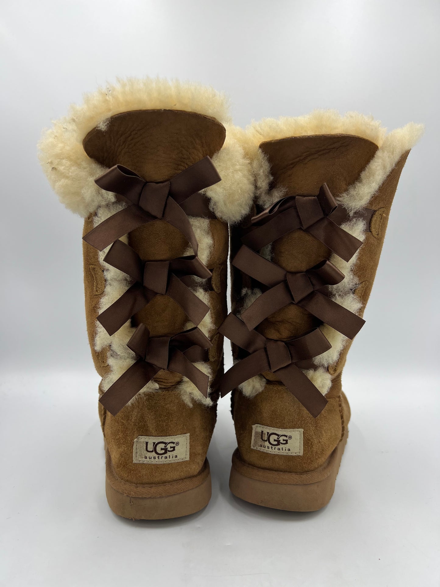 Boots Designer By UGG In Brown, Size: 5