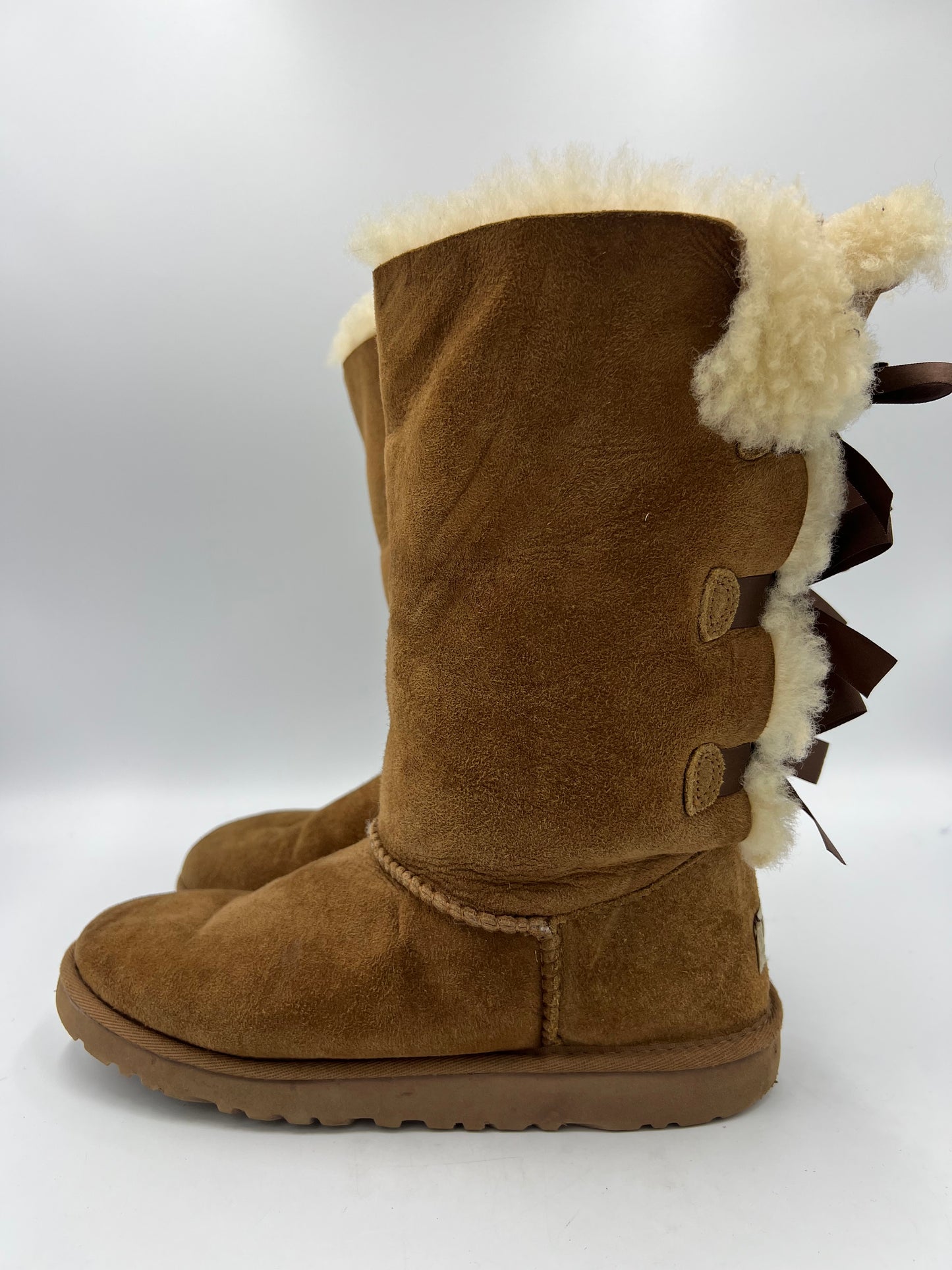 Boots Designer By UGG In Brown, Size: 5