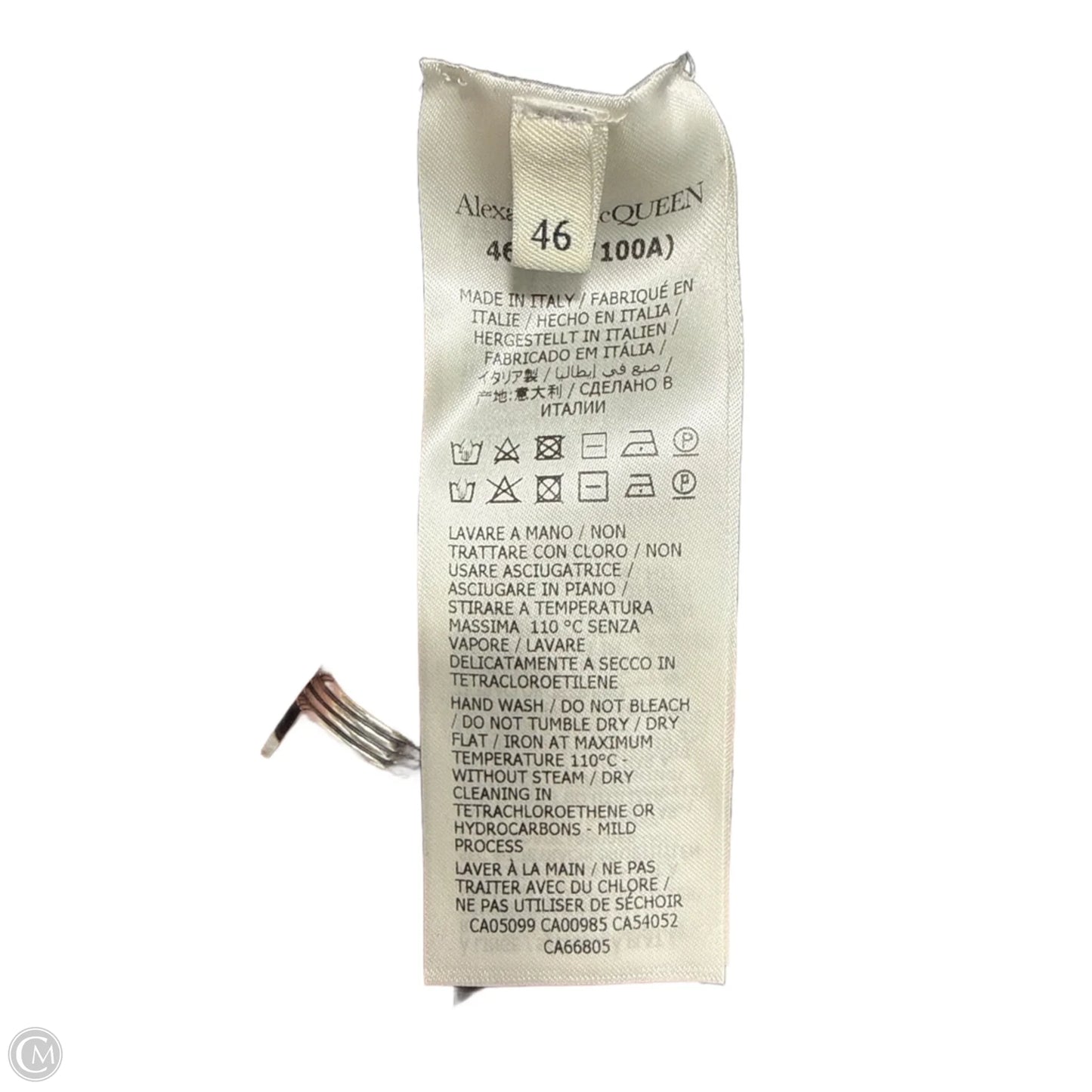 Dress Luxury Designer By Alexander Mcqueen In Black, Size: L