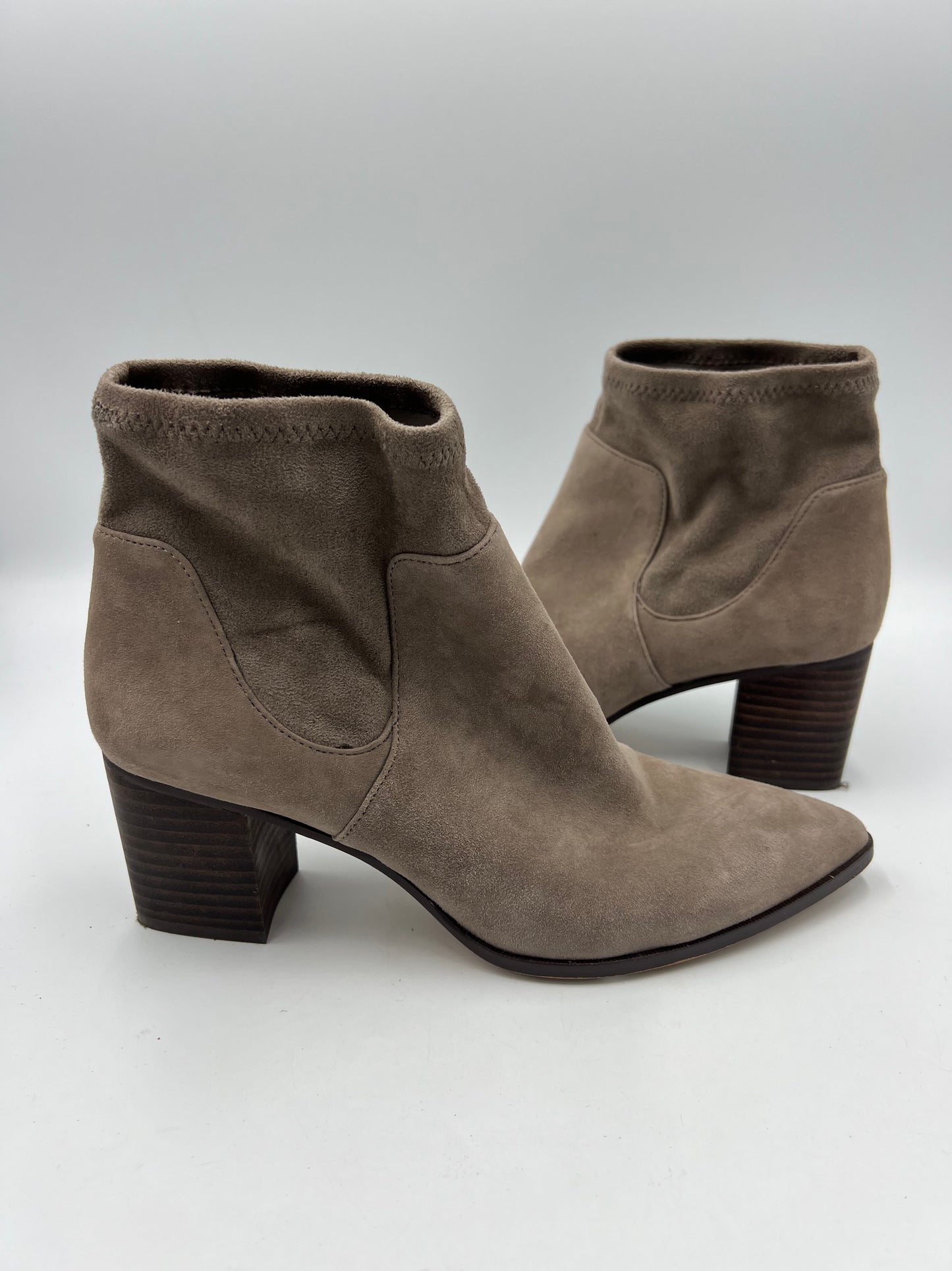 Boots Ankle Heels By Sole Society In Grey, Size: 9