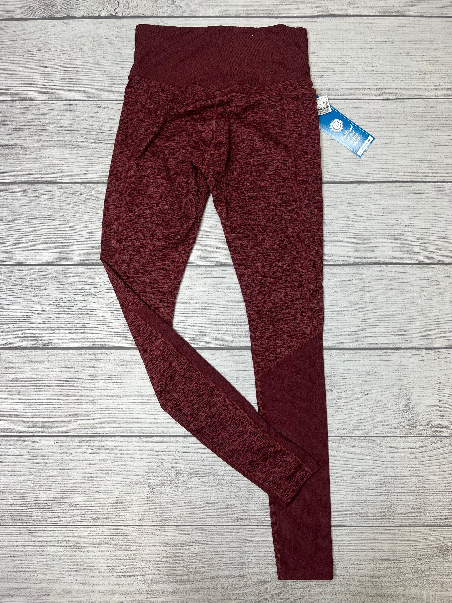 Red Athletic Leggings Athleta, Size M