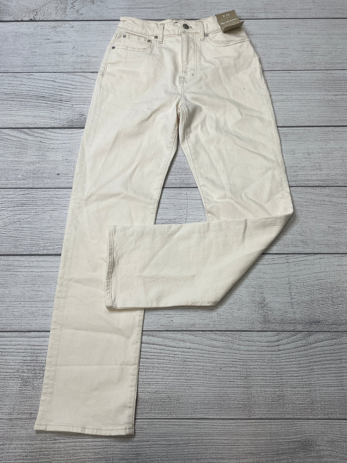 Cream Jeans Wide Leg Madewell, Size 0