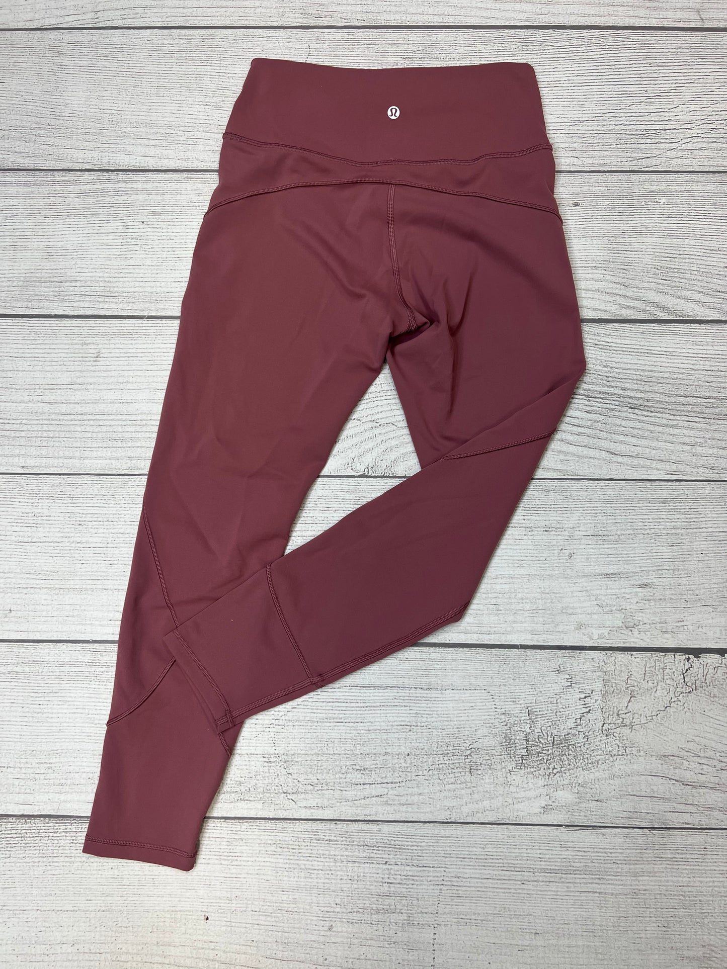 Mauve Athletic Leggings Lululemon, Size M