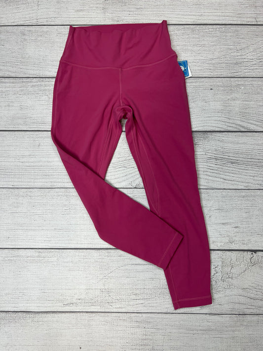 Pink Athletic Leggings Lululemon, Size M