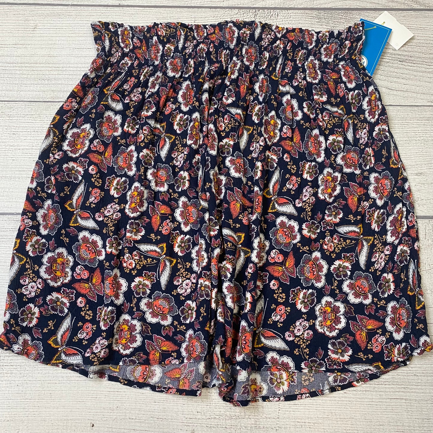 Navy Skirt Mini & Short Loft, Size 16