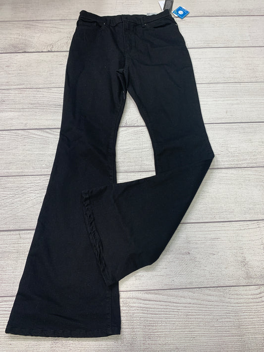 Black Jeans Flared Banana Republic, Size 8