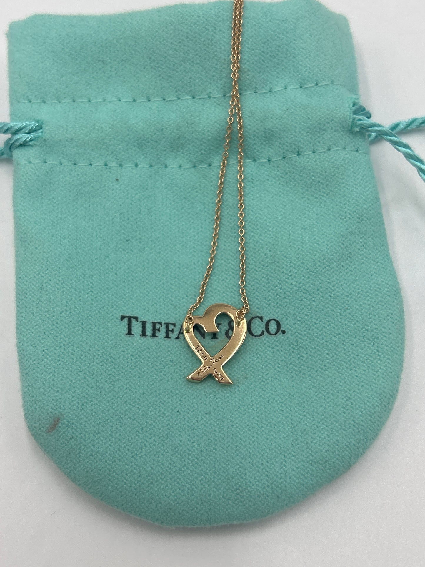 Tiffany & Company Paloma Picasso Heart Designer Pendant Mini