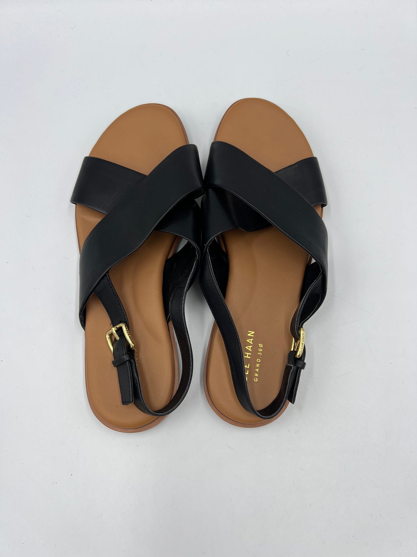 Sandals Designer By Cole-haan In Black, Size: 7.5