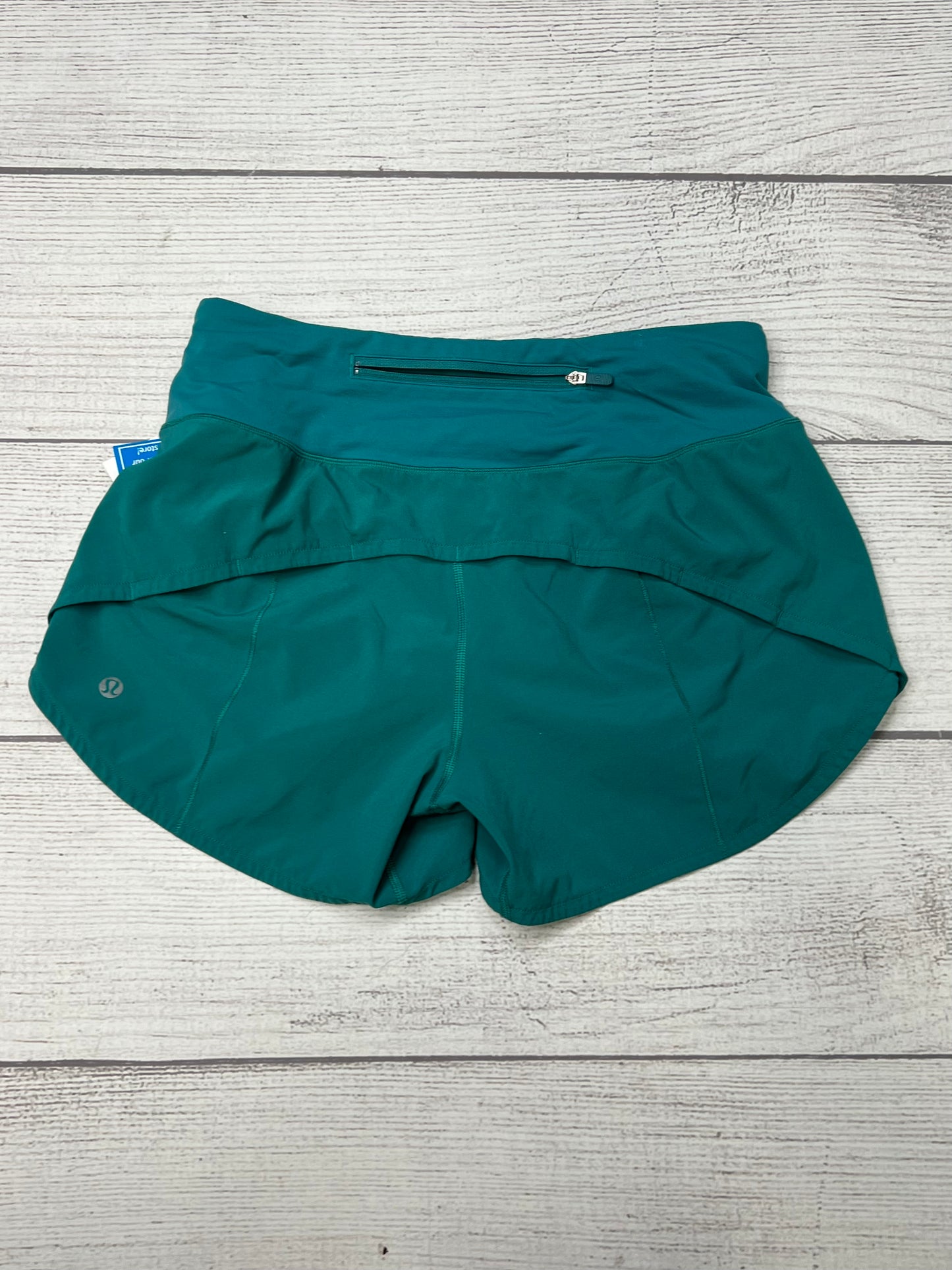 Athletic Shorts By Lululemon In Turquoise, Size: S