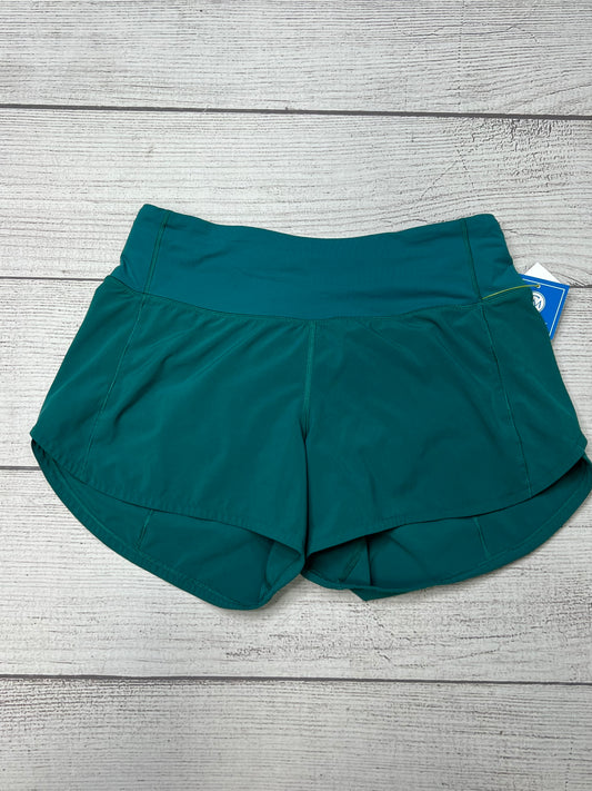 Athletic Shorts By Lululemon In Turquoise, Size: S