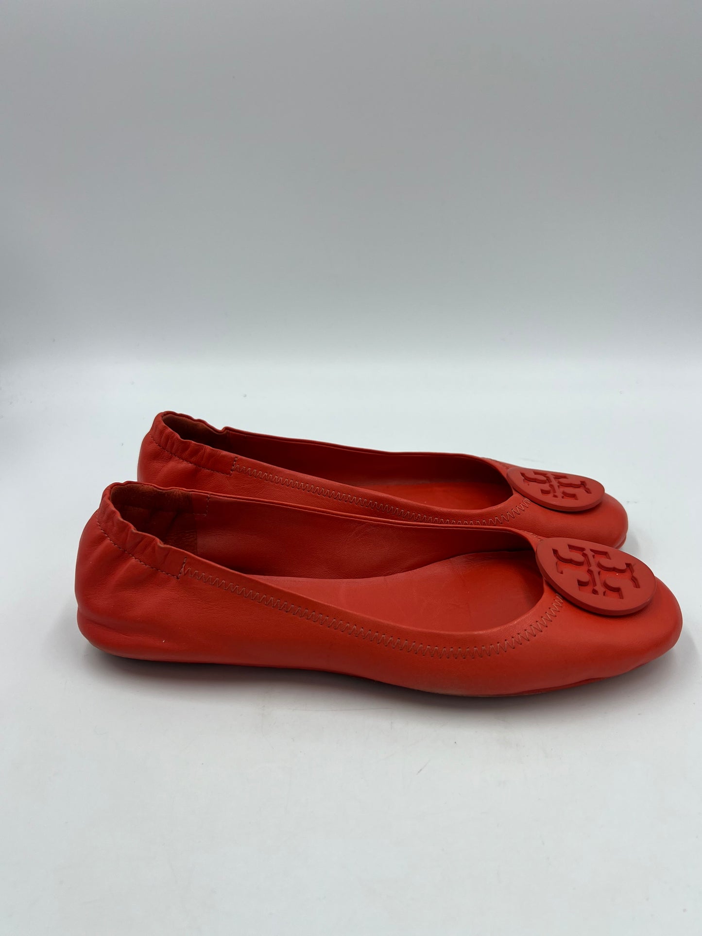 Tory Burch Shoes Flat In Orange, Size: 8