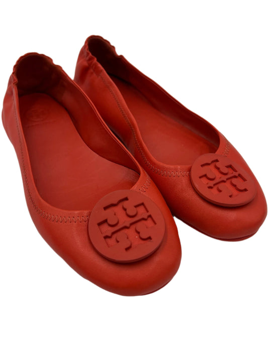 Tory Burch Shoes Flat In Orange, Size: 8