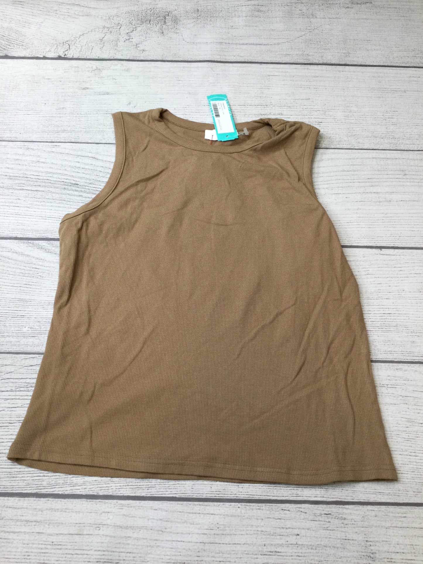 Top Sleeveless Basic By Heatherly In Brown, Size: Xl