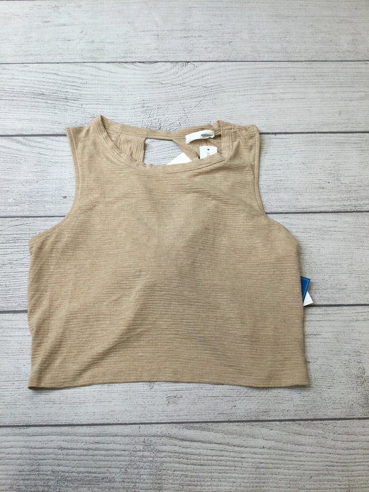 Top Sleeveless By Heatherly In Tan, Size: Xl