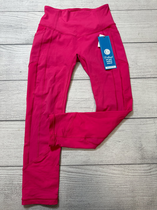 Athletic Capris By Lululemon In Pink, Size: S