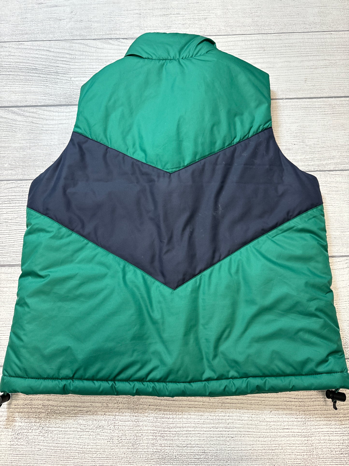 Vest Puffer & Quilted By The North Face In Blue & Green, Size: M