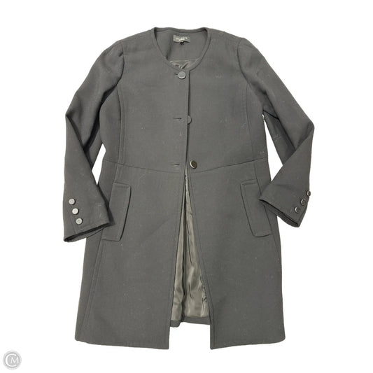 Coat Peacoat By Talbots In Black, Size: L