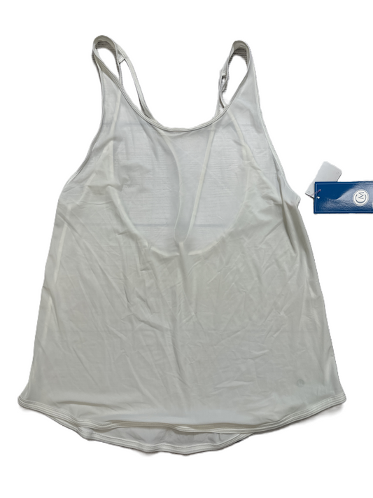 Athletic Tank Top By Lululemon In Cream, Size: M