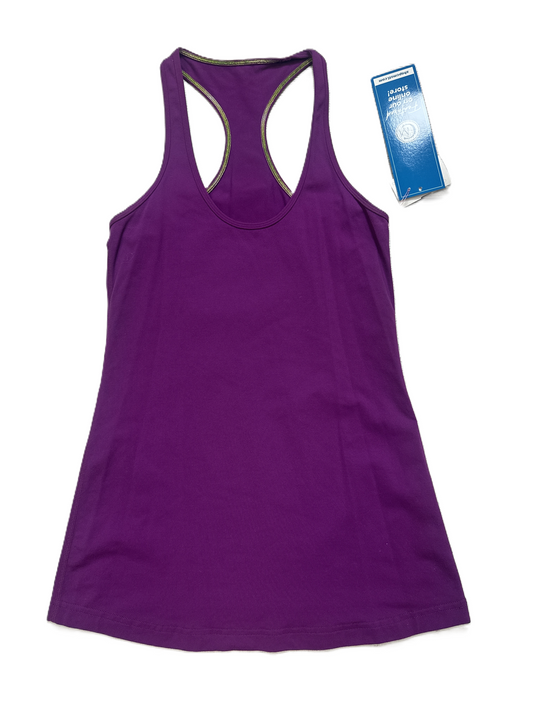 Athletic Tank Top By Lululemon In Purple, Size: S