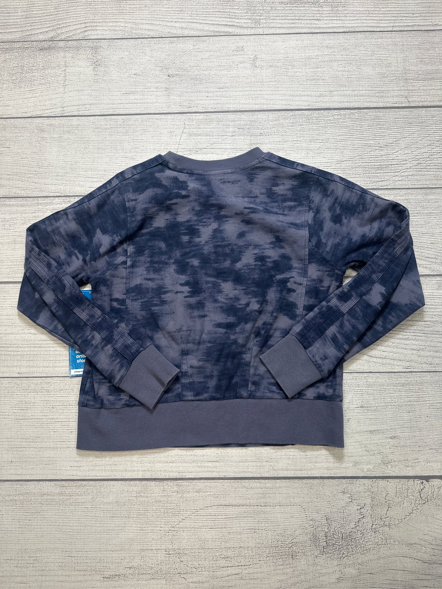 Athletic Top Long Sleeve Crewneck By Athleta In Tie Dye Print, Size: Xs