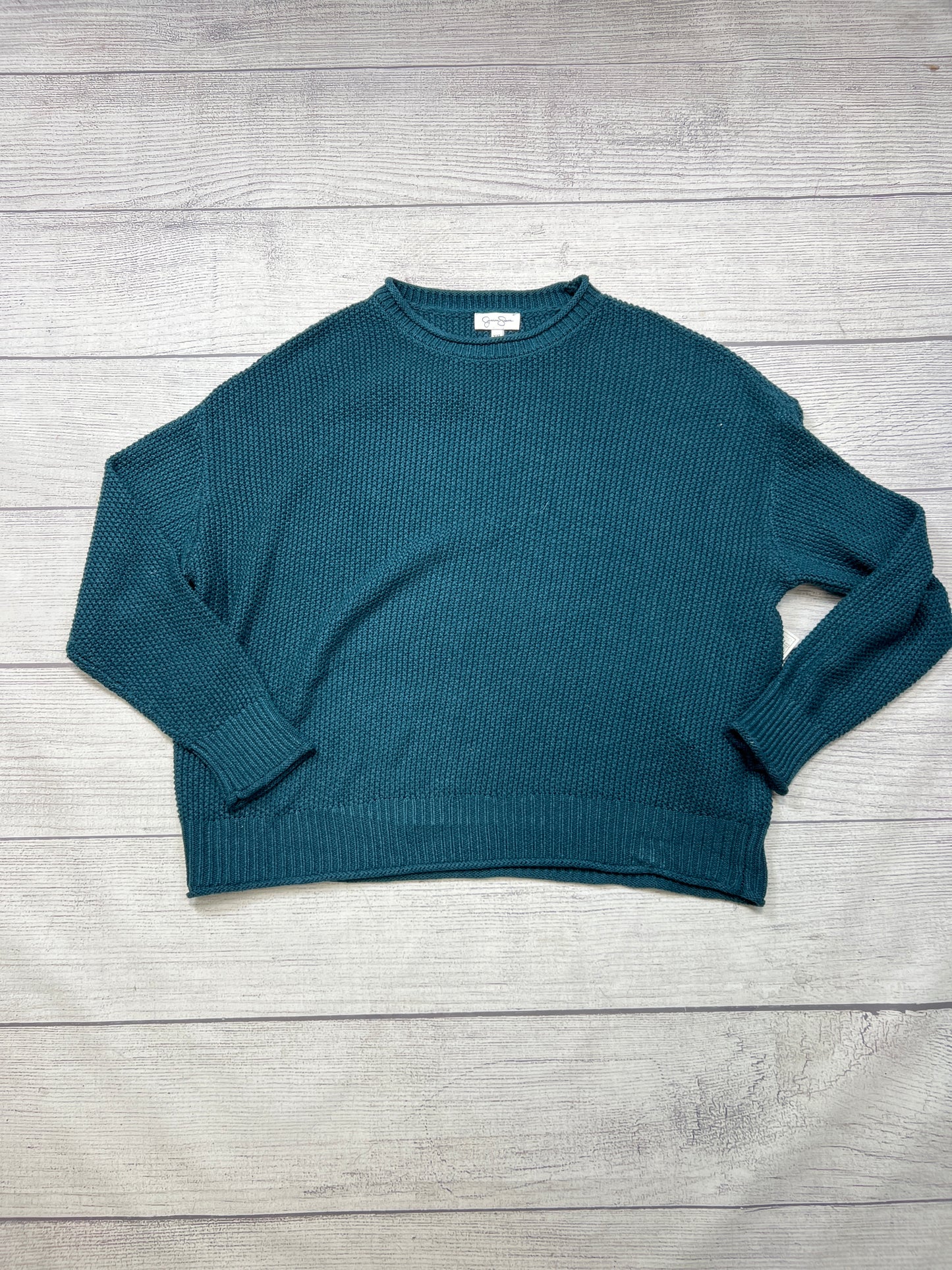 Sweater By Jessica Simpson In Teal, Size: Xxl