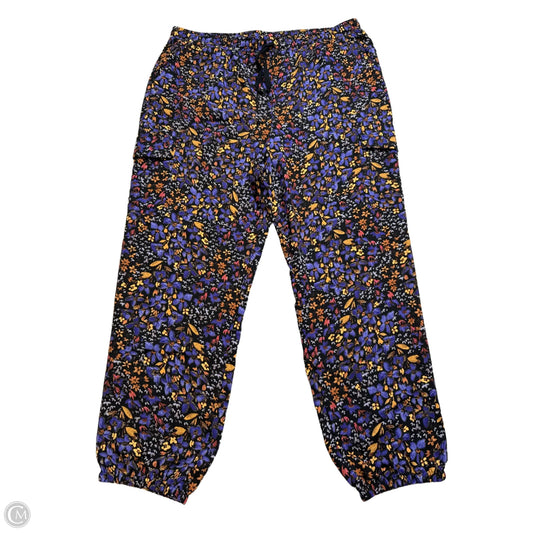 Lounge Pants In Floral Print, Size: 22
