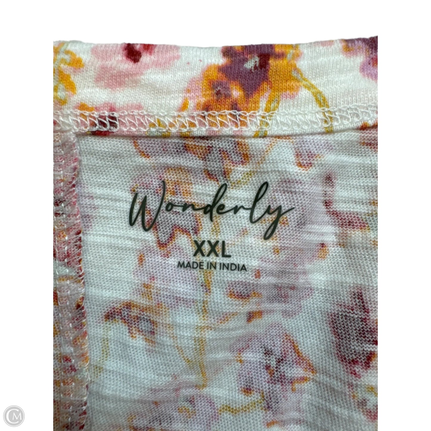 Top Sleeveless By Wonderly In Floral Print, Size: Xxl