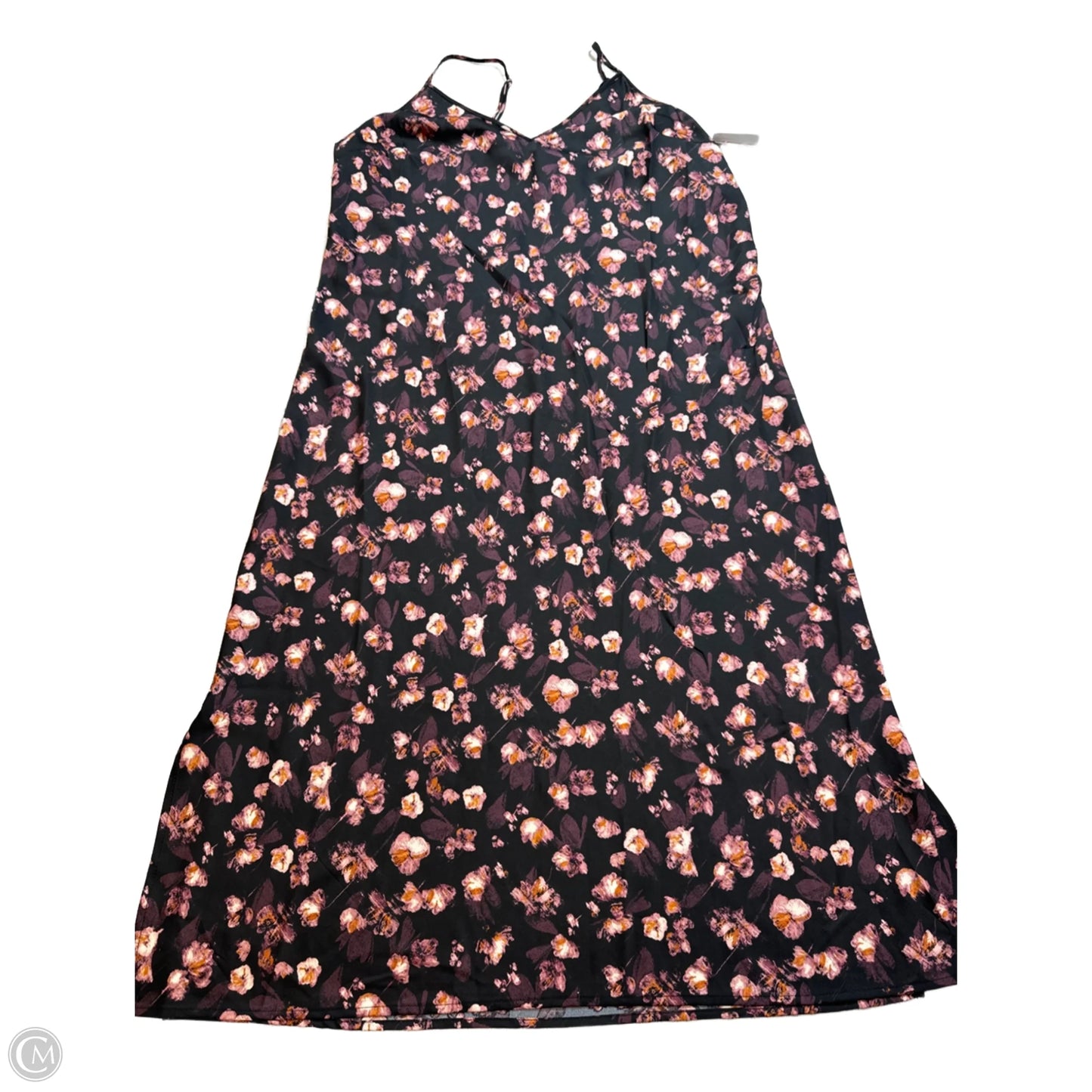 Dress Casual Midi By A New Day In Black & Pink, Size: Xxl