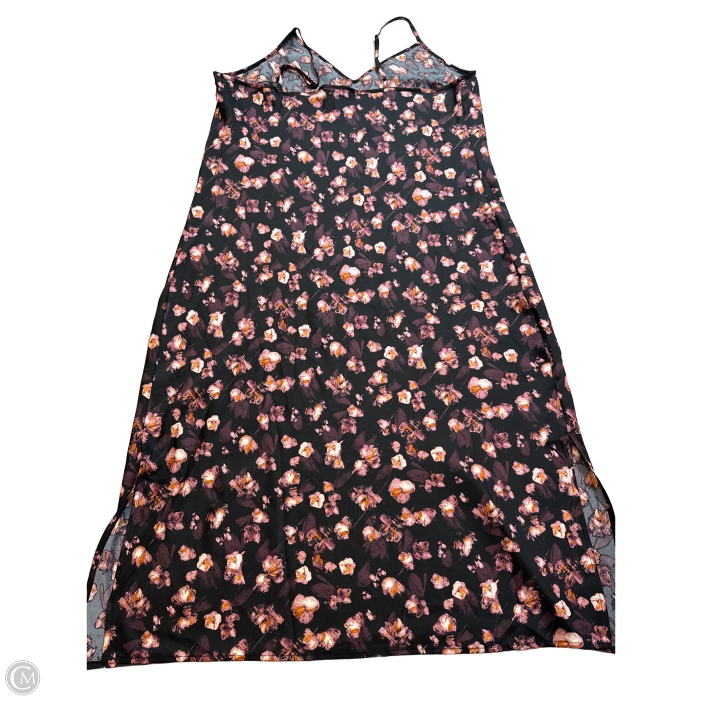 Dress Casual Midi By A New Day In Black & Pink, Size: Xxl