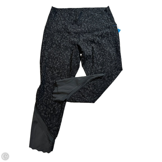 Athletic Capris By Lululemon In Animal Print, Size: L
