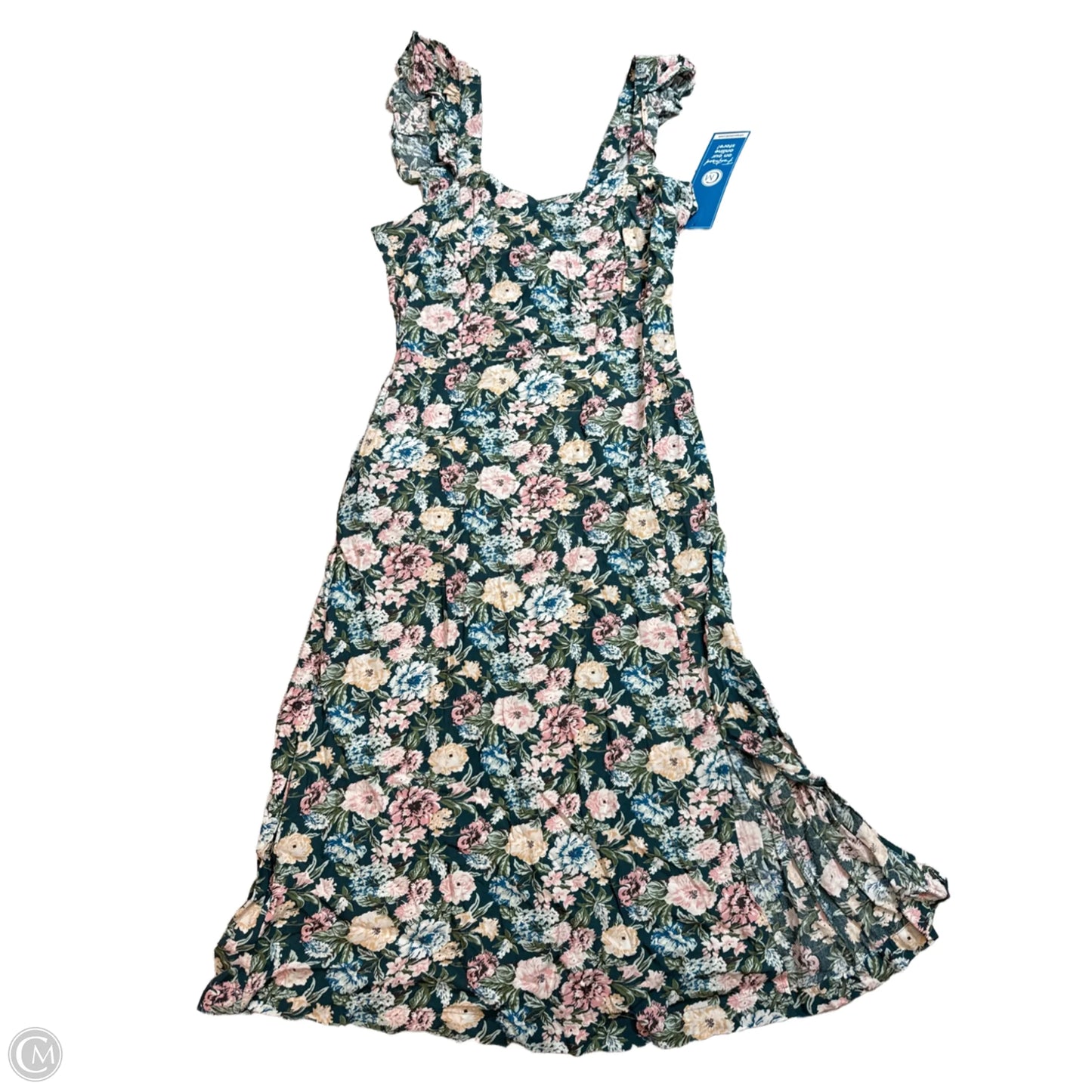 Dress Casual Midi By Loft In Floral Print, Size: S