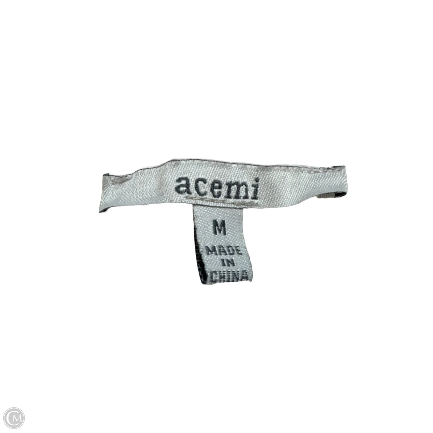 Top Sleeveless By Acemi In White, Size: M