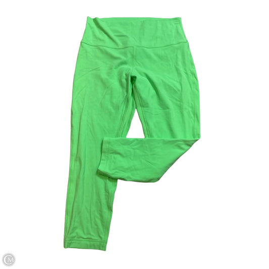 Athletic Capris By Lululemon In Green, Size: L