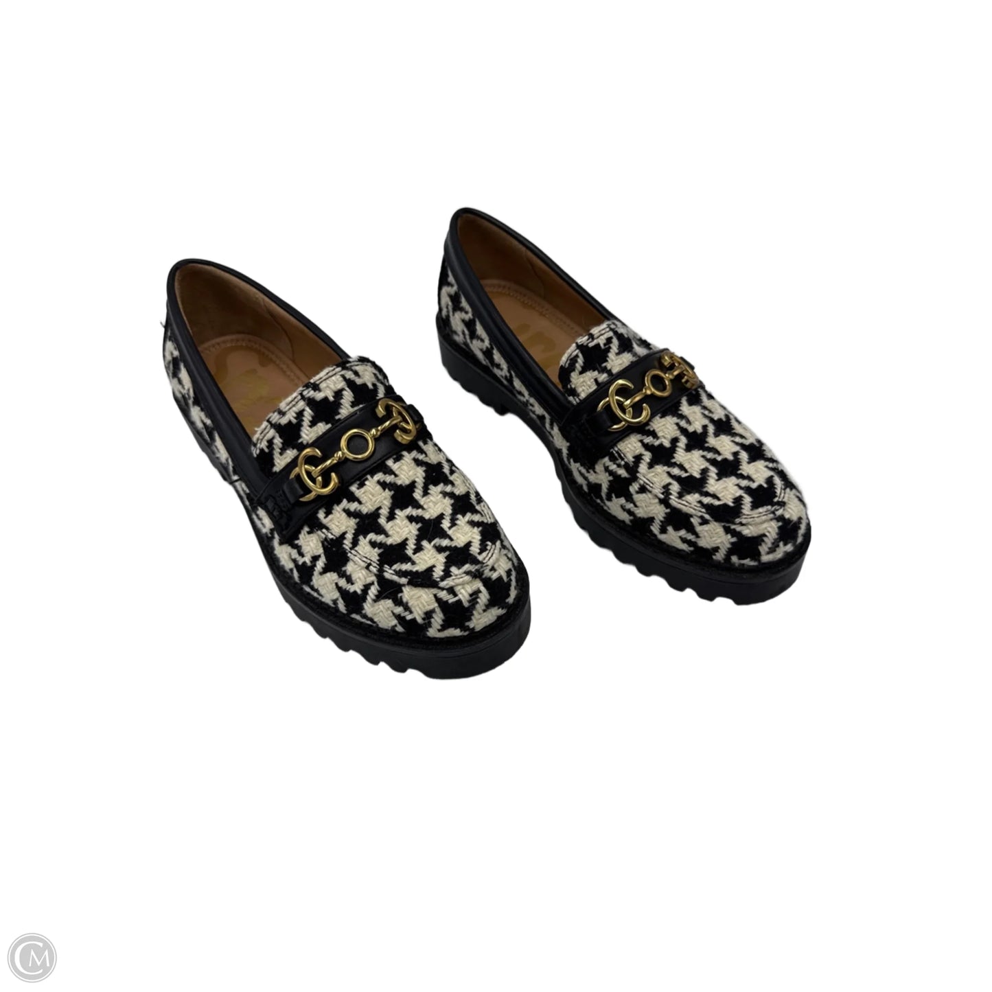 Shoes Flats By Sam Edelman In Black & White, Size: 6.5