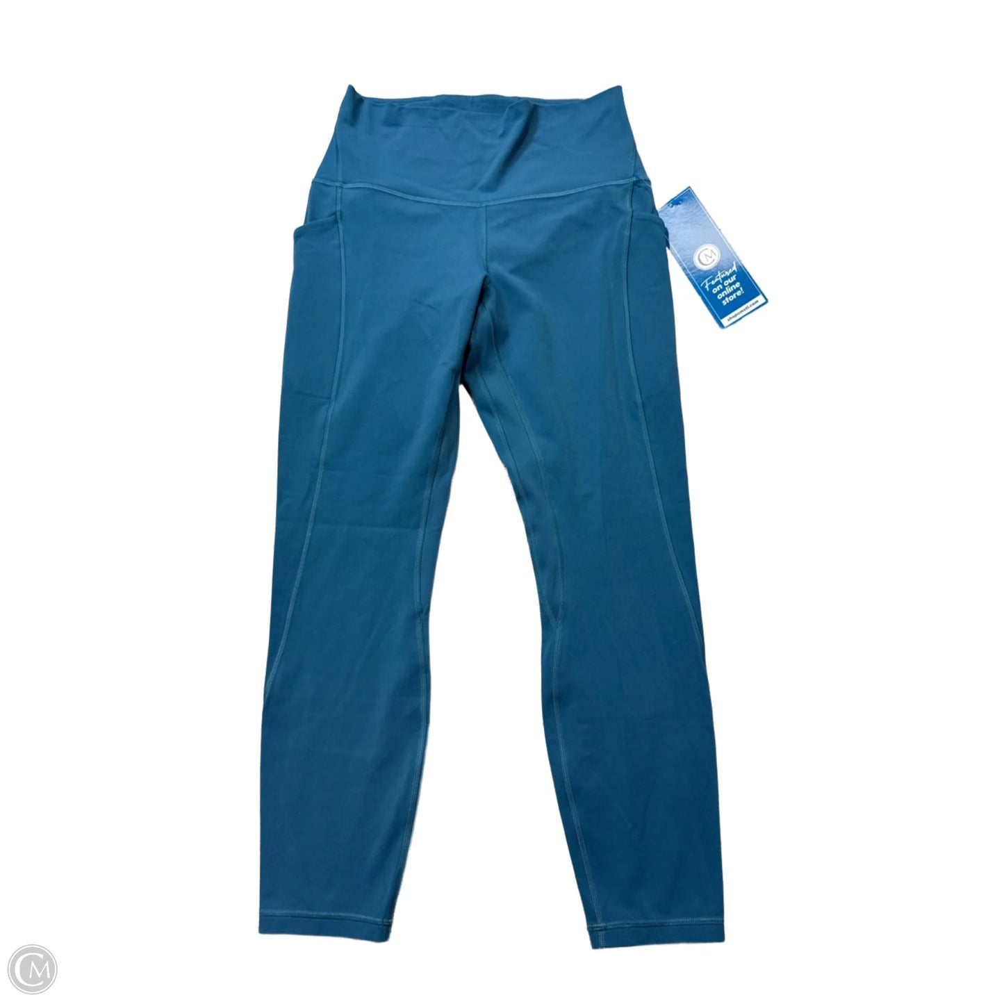 Athletic Leggings By Lululemon In Blue, Size: M