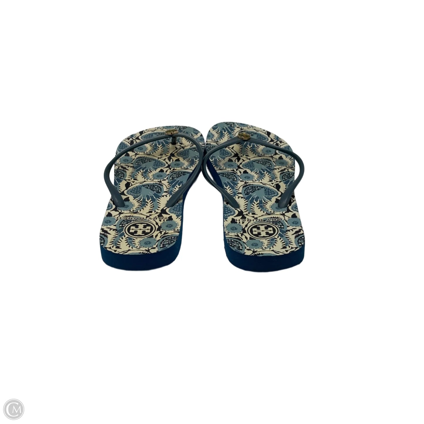 Sandals Designer By Tory Burch In Blue, Size: 9