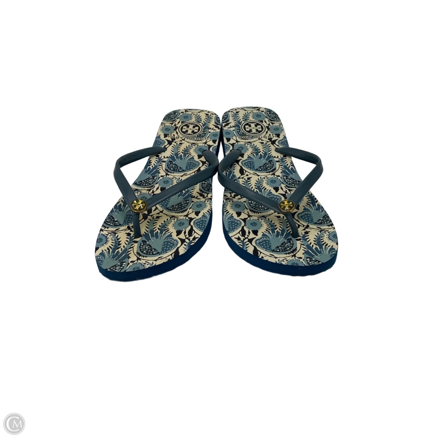 Sandals Designer By Tory Burch In Blue, Size: 9