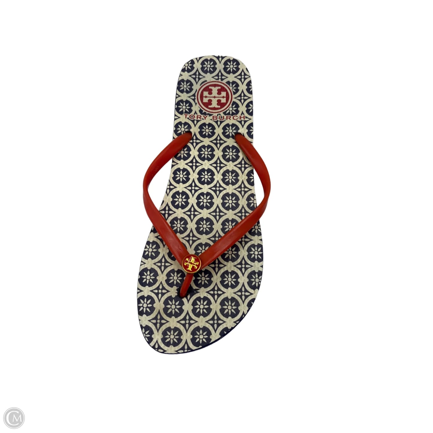 Sandals Designer By Tory Burch In Navy, Size: 9