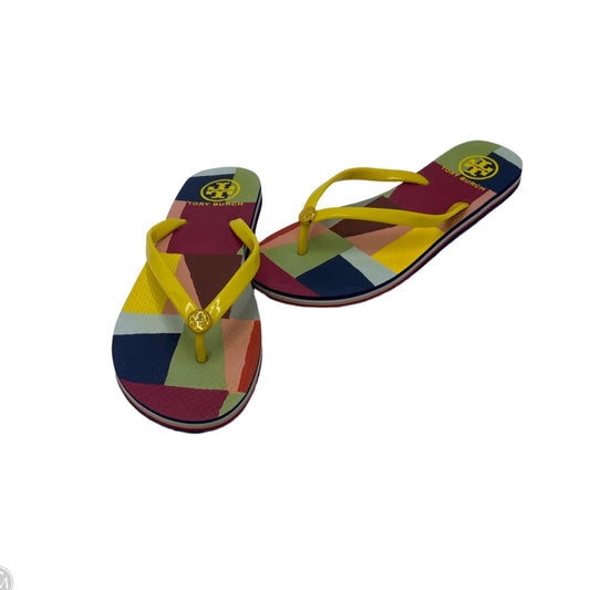 Sandals Designer By Tory Burch In Multi-Colored, Size: 8.5