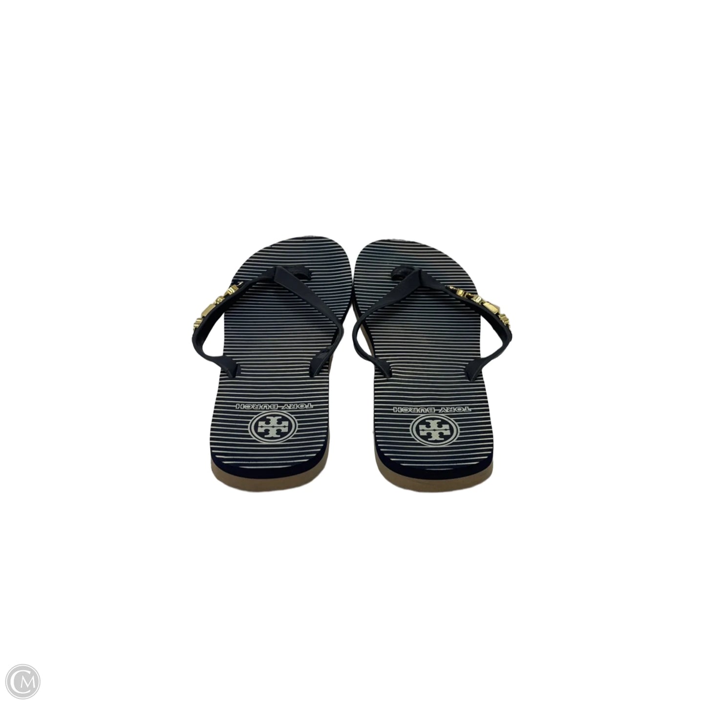 Sandals Designer By Tory Burch In Navy, Size: 8.5