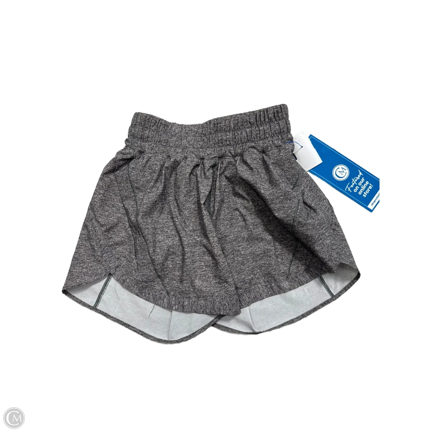 Athletic Shorts By Lululemon In Grey, Size: Xs