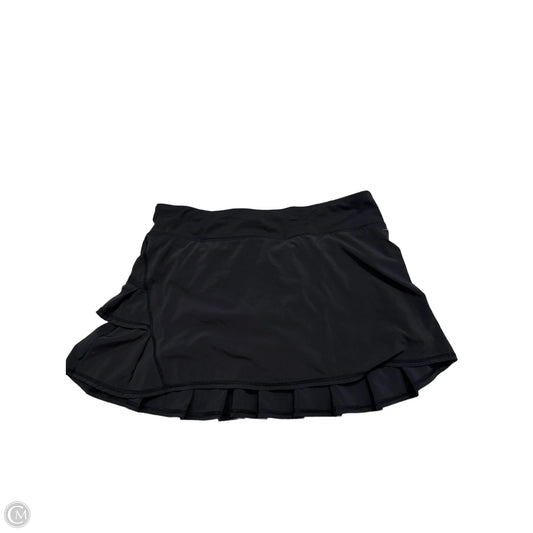 Athletic Skort By Lululemon In Black, Size: M