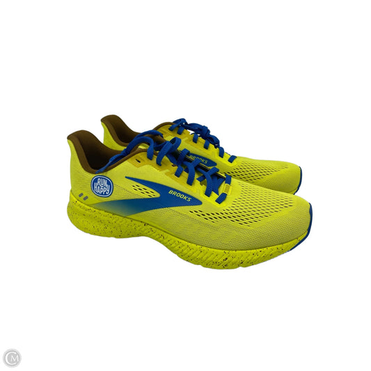 Shoes Athletic By Brooks In Yellow, Size: 10.5