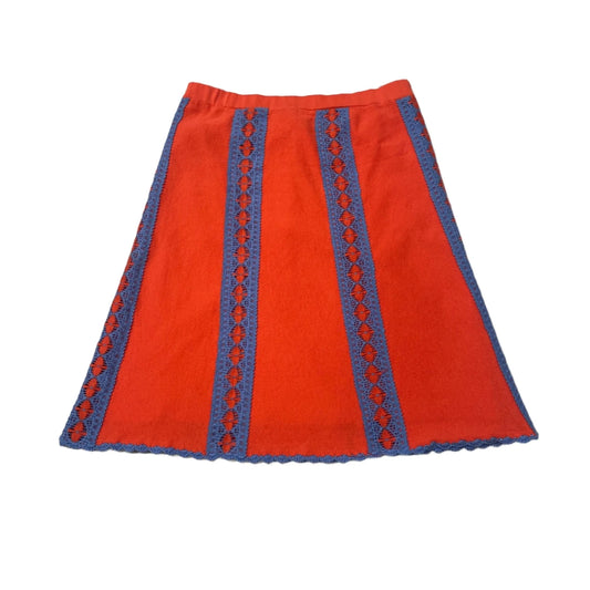 Skirt Designer By Tory Burch In Orange, Size: 16