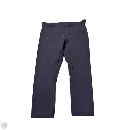 Athletic Capris By Lululemon In Grey, Size: M