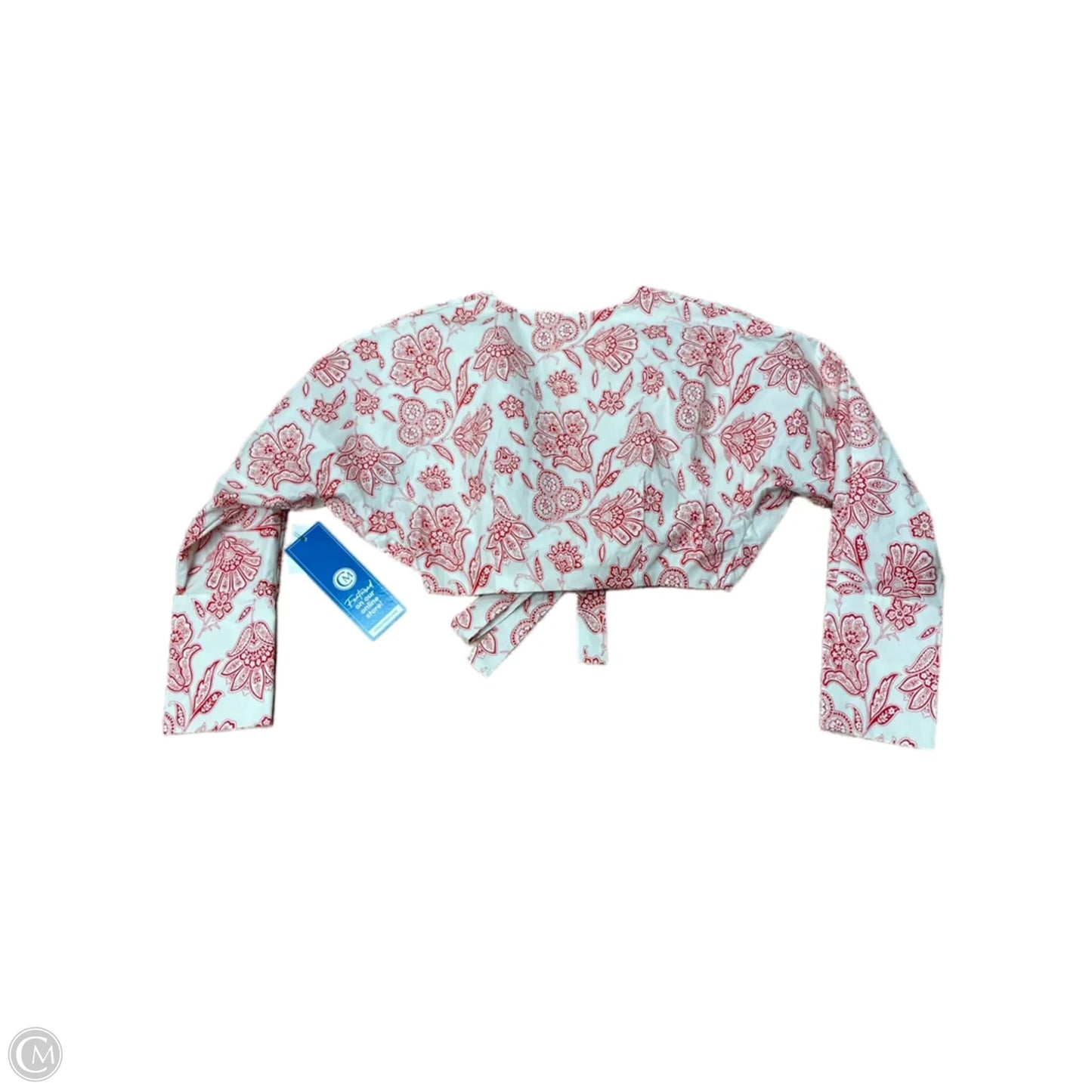 Top Long Sleeve By Saunders In Floral Print, Size: Xs