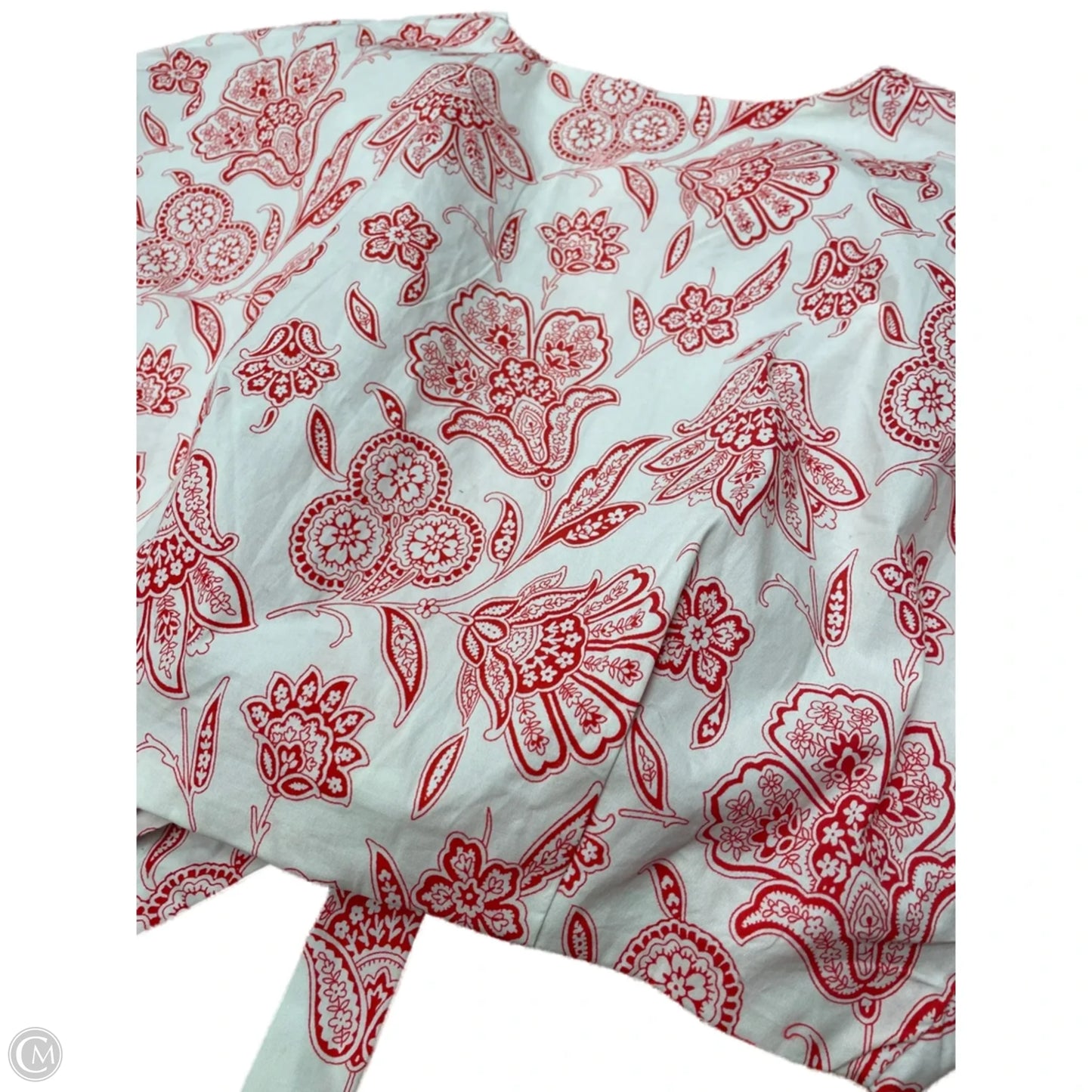 Top Long Sleeve By Saunders In Floral Print, Size: Xs
