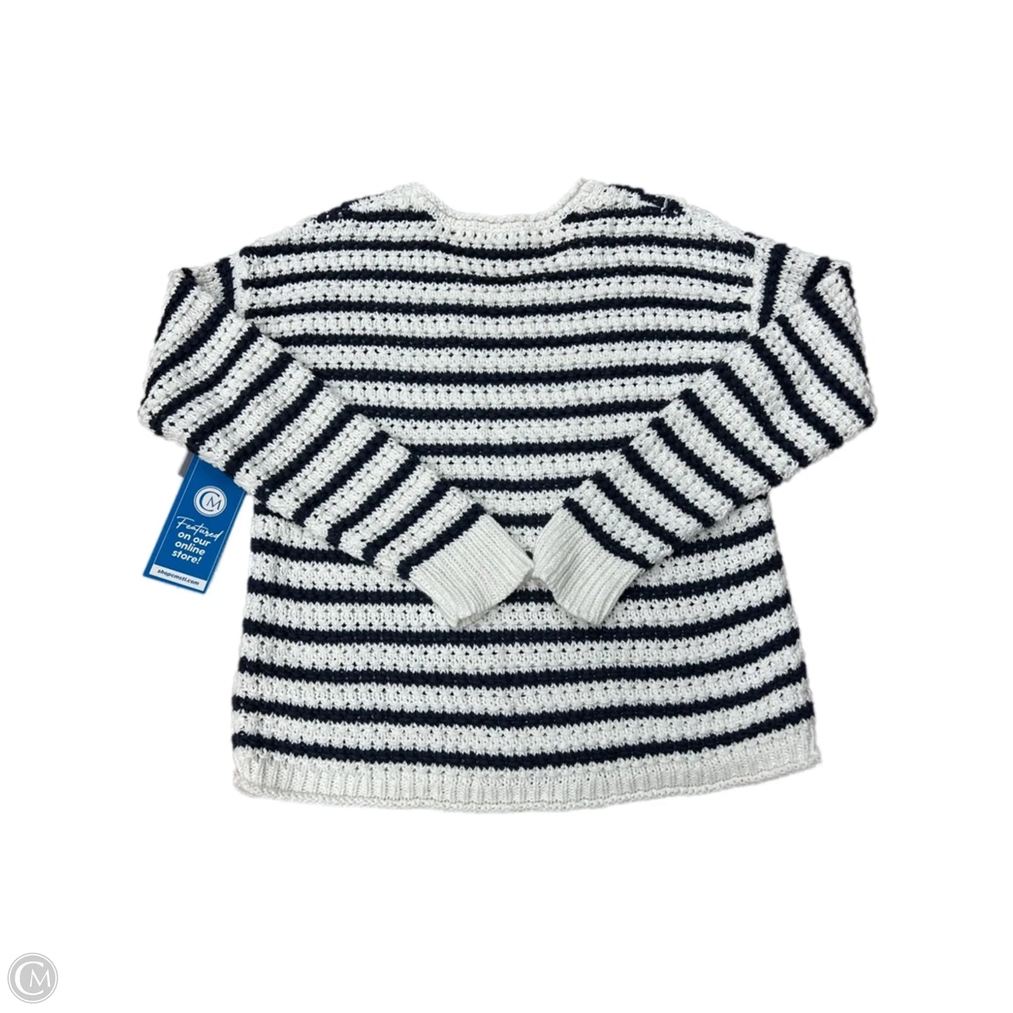 Sweater By Madewell In Striped Pattern, Size: Xs